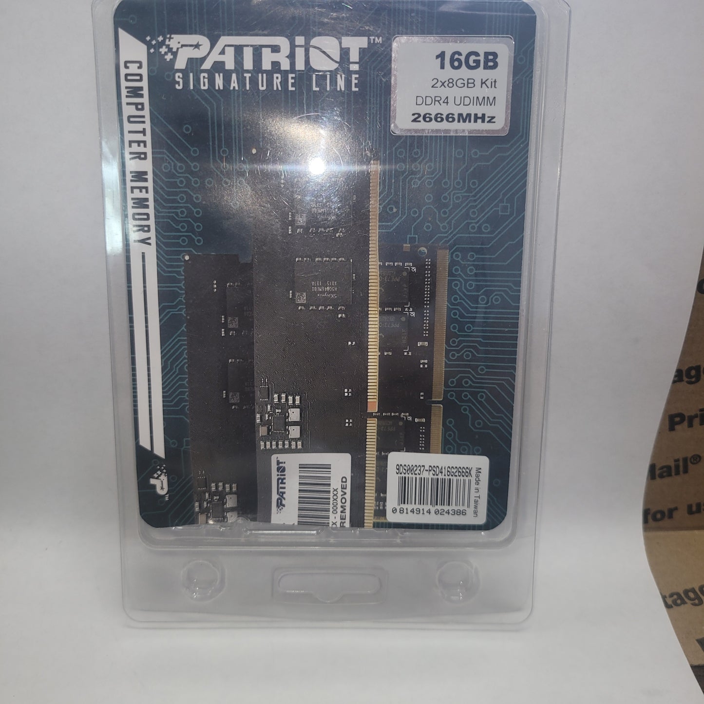 Patriot Signature Line 16GB 2X8GB Kit DDR4 DIMM 2666MHz Desktop RAM