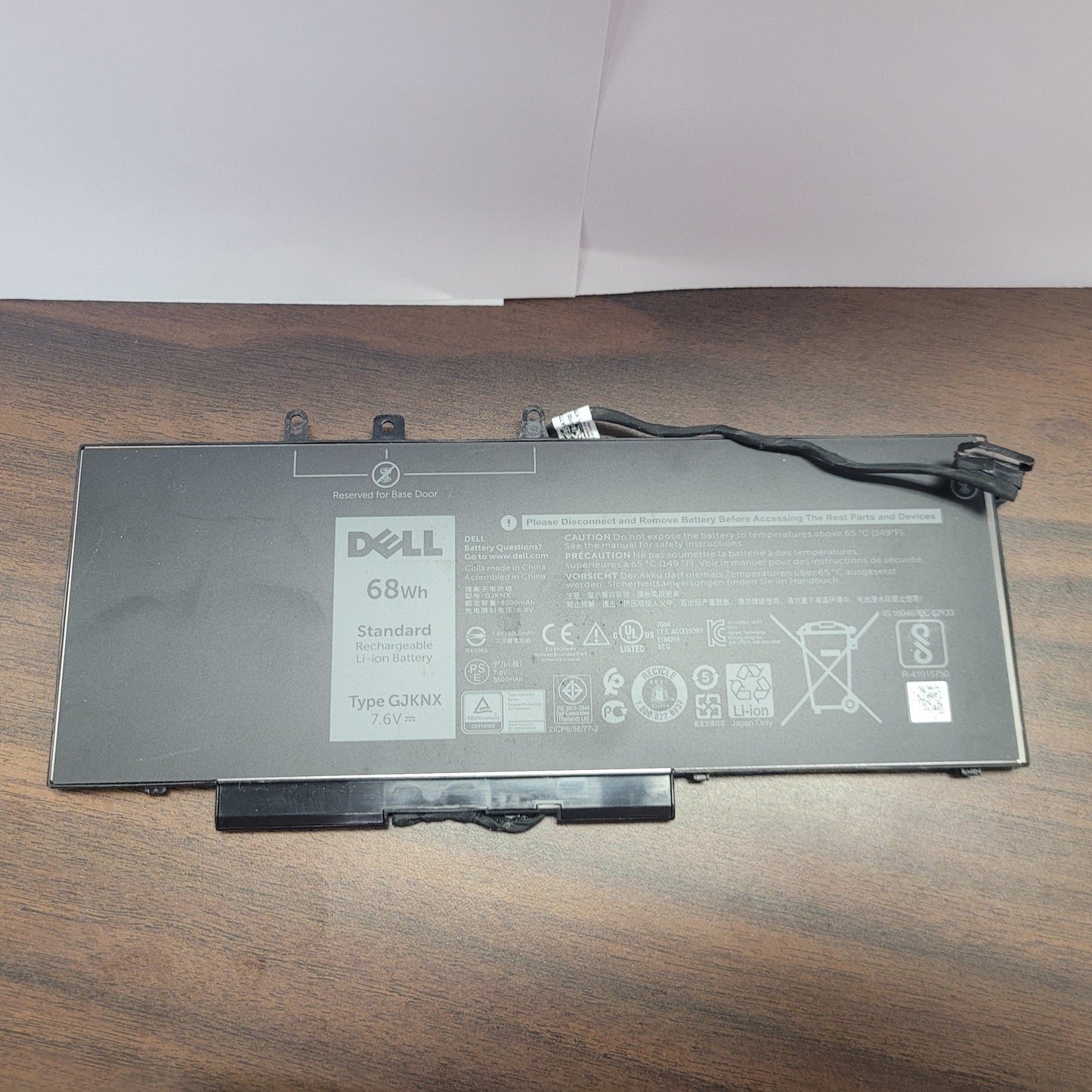 (Used) Dell 68Wh Type GJKNK 7.6V Battery