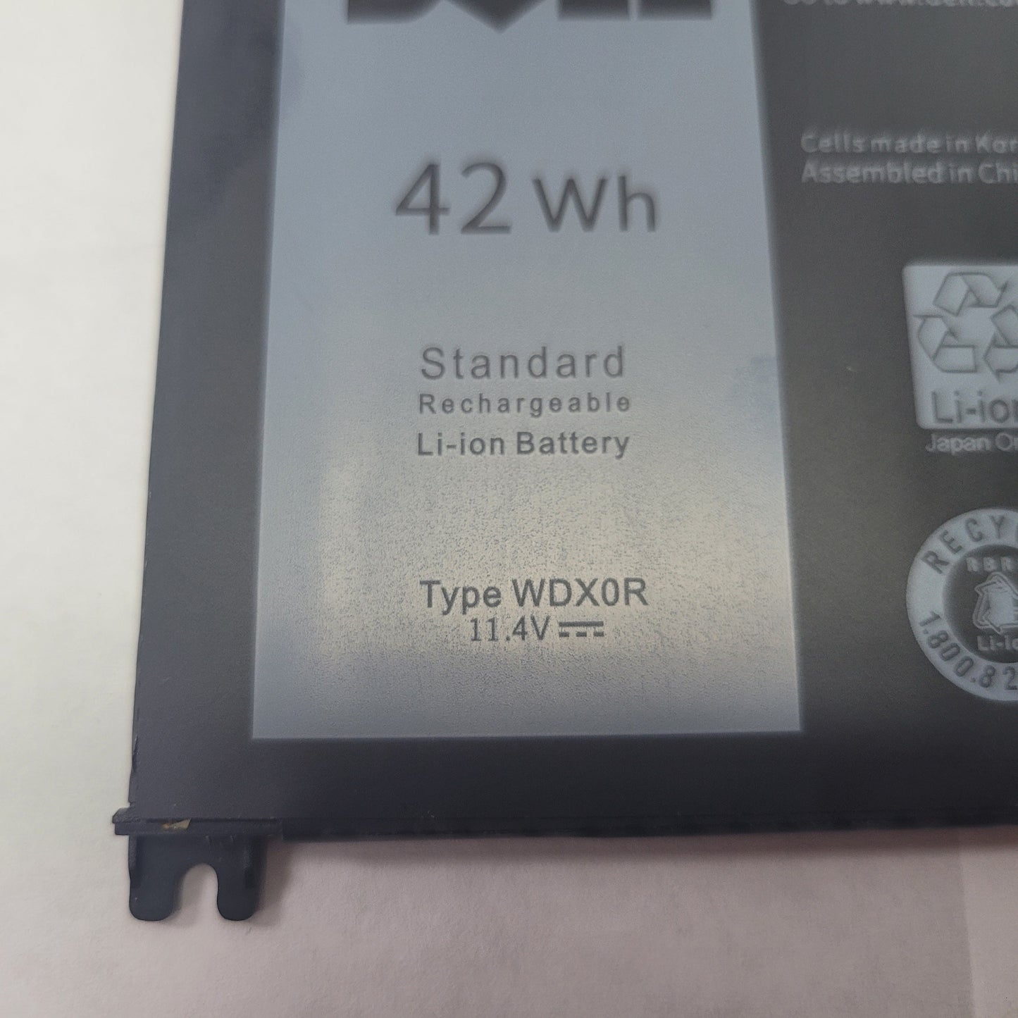 OEM Dell 42Wh 11.4V Battery Type WDX0R