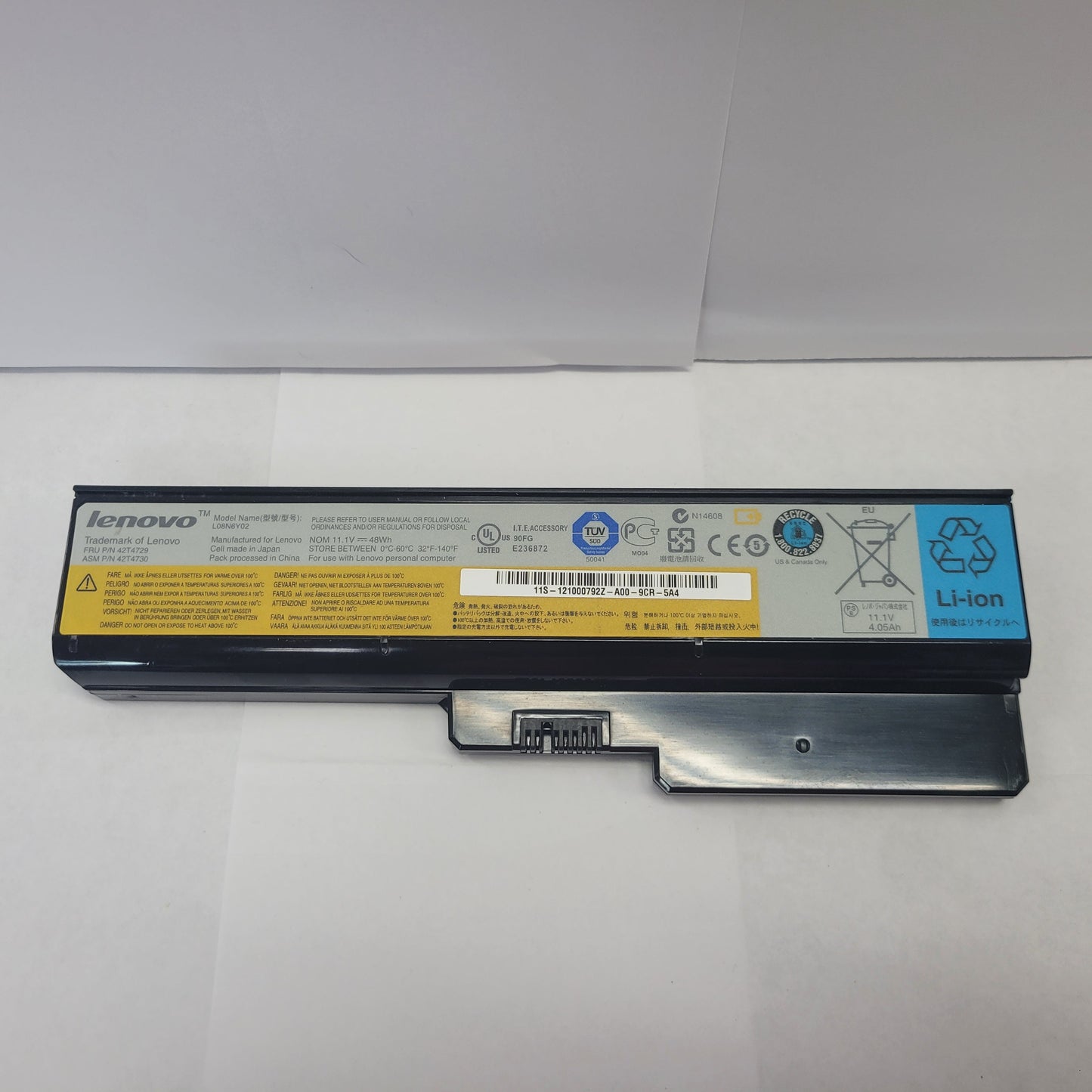 (Used) Lenovo Model NameL08N6Y02 48Wh 11.1V Battery