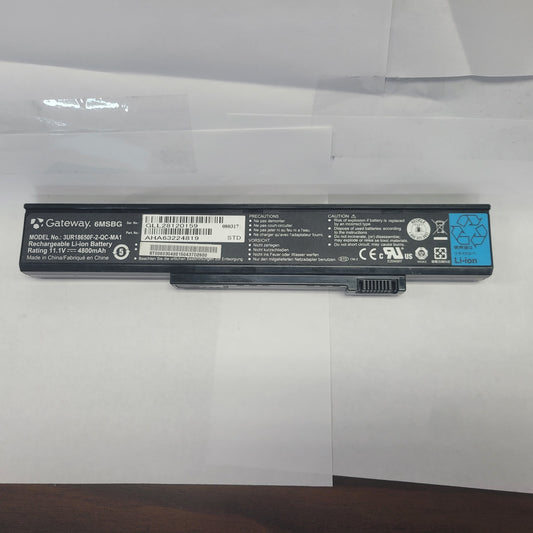 Gateway Type 6MSBG Model 3UR18650F-2-QC-MA1 11.1V 48Wh