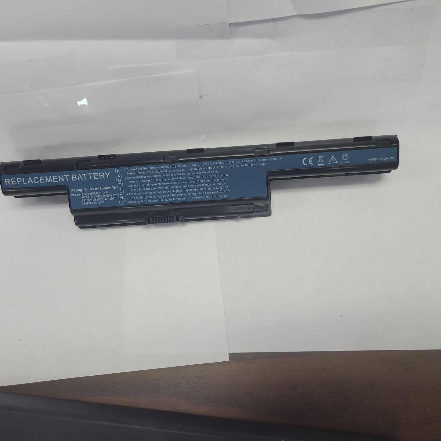 Replacement Battery for Acer Aspire 4554, 4551G, 4741,4774, 4771G, 5741, 31CR19/652, AS10D31, AS10D3E,AS10D41,AS10D61, AS10D71