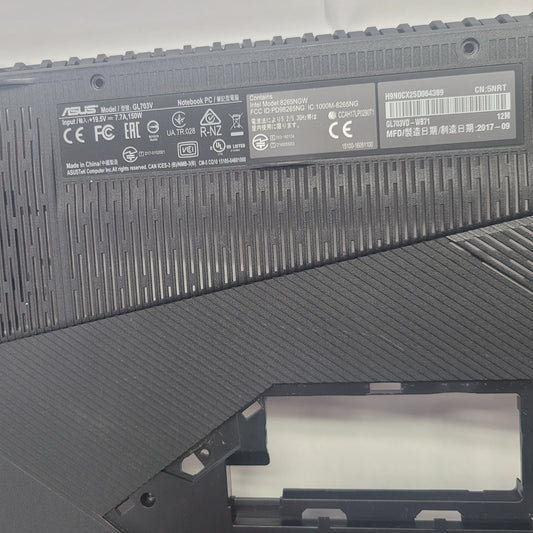 ASUS Model GL703V Bottom Shell