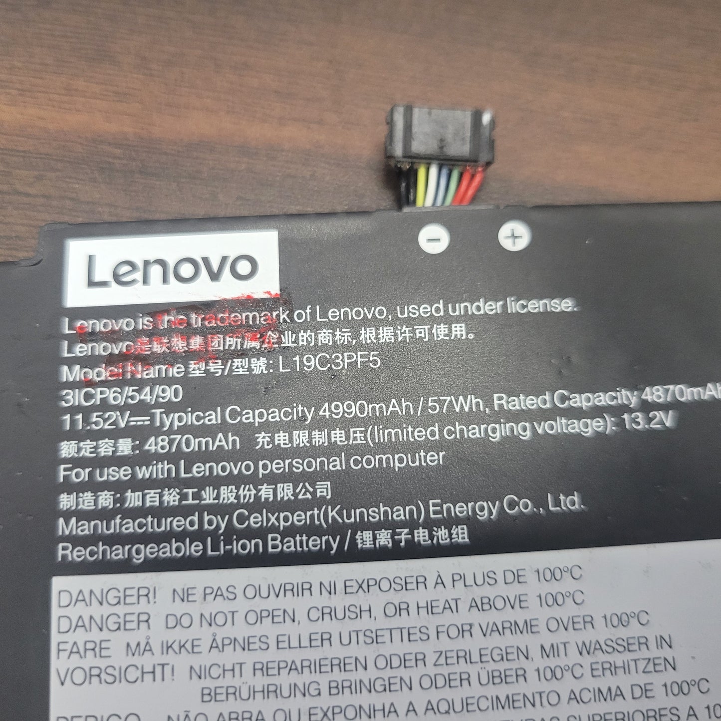 Lenovo L19C3PF5 Battery