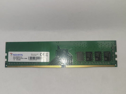 ADATA AD4U266638G19-B DDR4 2666(19) 8GX8 U-DIMM DESKTOP MEMORY