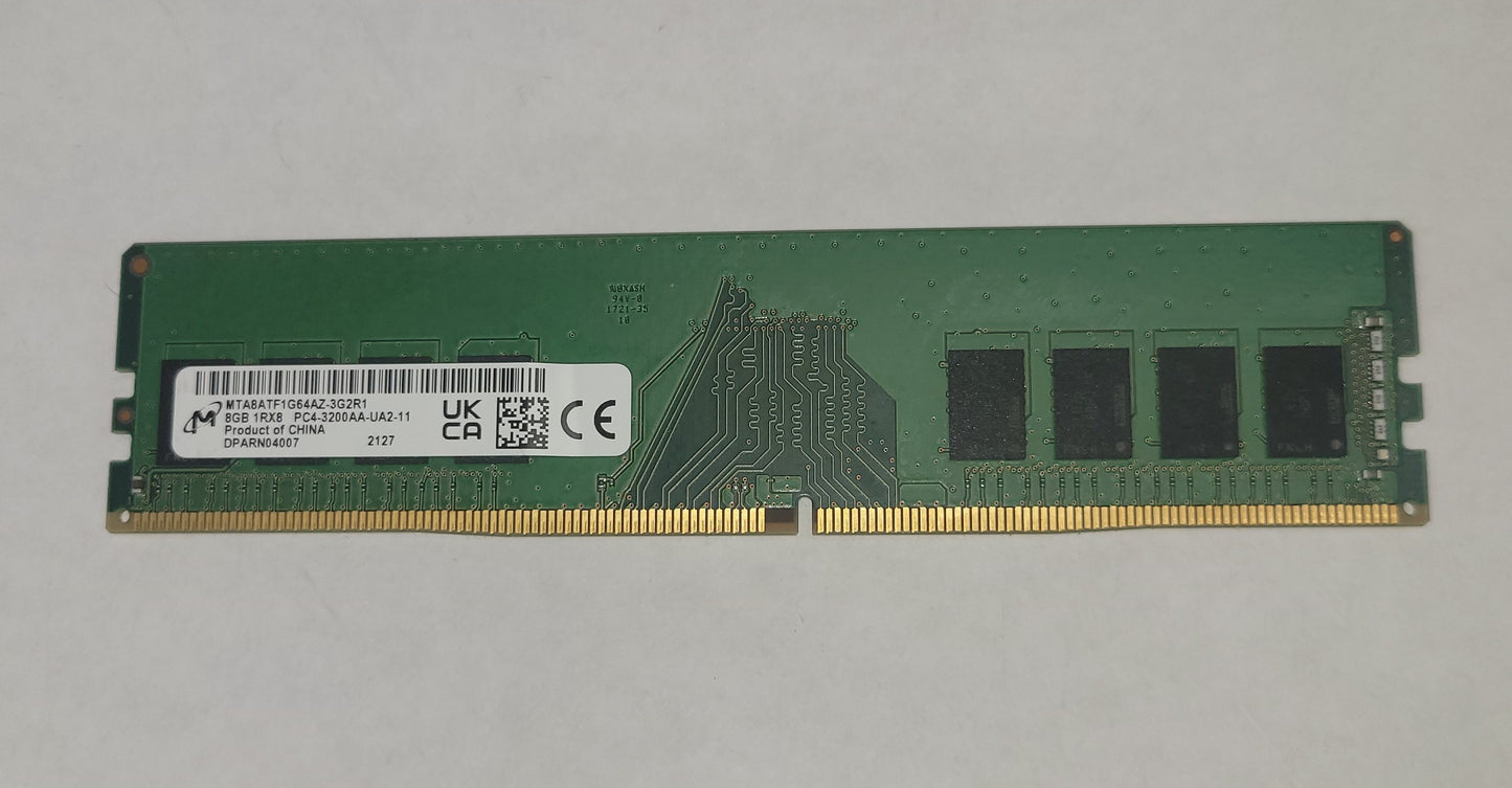 Micron 8GB 1x8 PC4-3200AA Desktop RAM