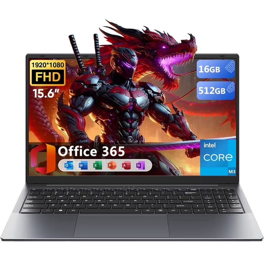 Gaming Laptop Computer 2026, 15.6 Inch Lap Top Pc Window 11 Pro, 16GB RAM 512GB SSD, Core i5 Processor(up to 2.8GHz), Backlit Keyboard, FHD 1920 * 1080, Office 365, Business, Student